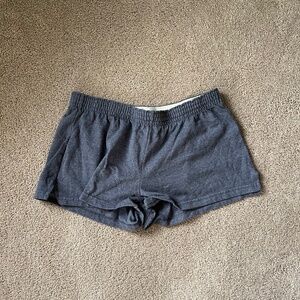 Soffe Dark Gray Low-Rise Shorts Size M